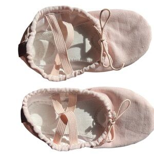 Pink Ballet Shoes Slippers For Baby Girls